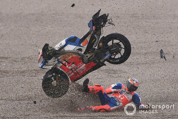 Jack Miller, Pramac Racing crash