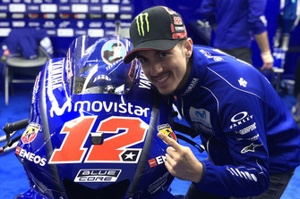 Maverick Viñales, Yamaha Factory Racing, mit neuer Startnummer 12