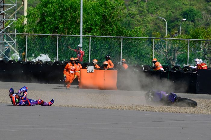 Jack Miller, Pramac Racing crash