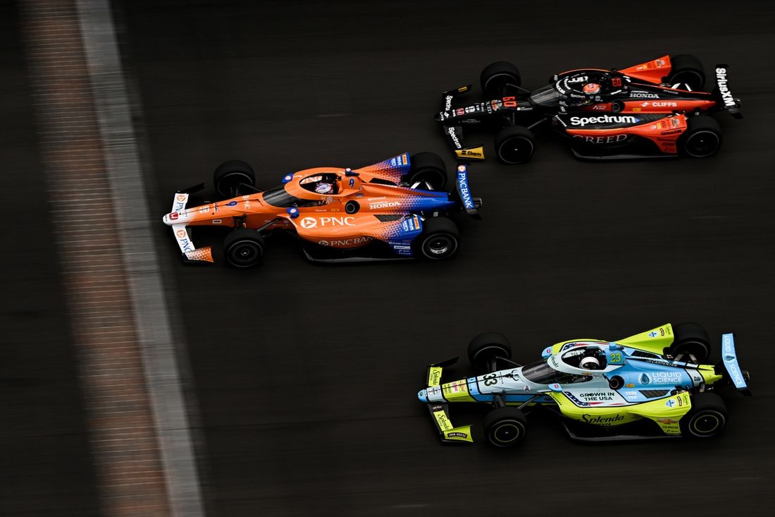 Scott Dixon, Chip Ganassi Racing, Felix Rosenqvist, Meyer Shank Racing, Ed Carpenter, Ed Carpenter Racing