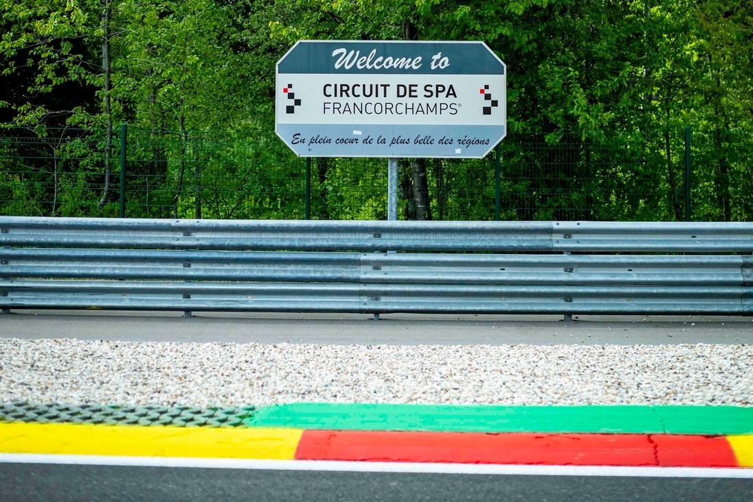 Oznakowanie toru Spa-Francorchamps