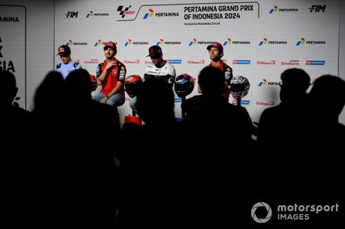 Marc Márquez, Gresini Racing, Francesco Bagnaia, Ducati Team, Jorge Martín, Pramac Racing, Enea Bastianini, Ducati Team