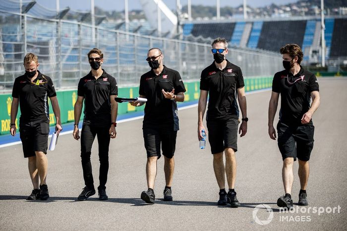 Romain Grosjean, Haas F1, recorre la pista