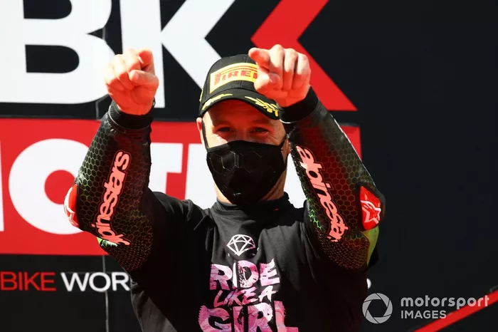 Podio: Ganador Jonathan Rea, Kawasaki Racing Team