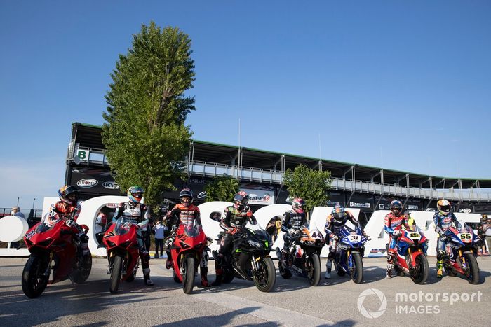 Los pilotos del WorldSBK 2021