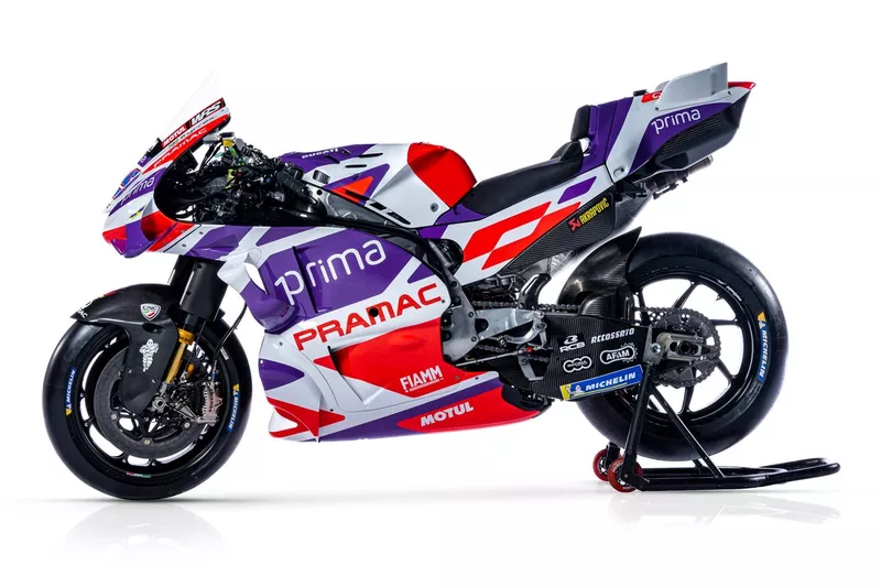 La moto della Pramac Racing
