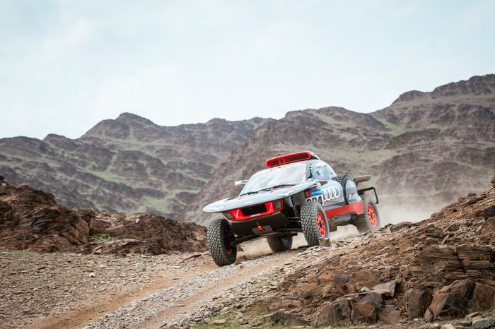#204 Team Audi Sport Audi: Stephane Peterhansel, Edouard Boulanger