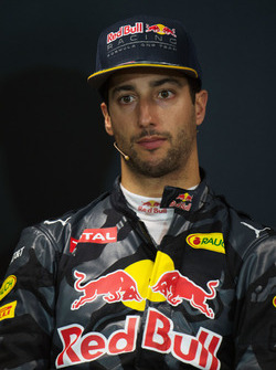 Daniel Ricciardo, Red Bull Racing in de persconferentie