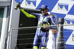 Podium: segundo, Valentino Rossi, Yamaha Factory Racing