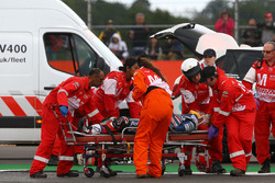 Loris Baz, Avintia Racing, después de su choque