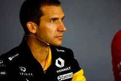 Remi Taffin, Director of Operations, Renault Sport F1, in the Press Conference