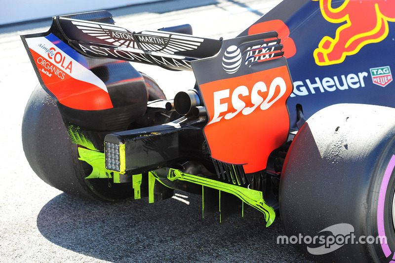 Red Bull RB14: indagine sul diffusore posteriore
