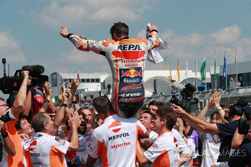Il vincitore della gara Marc Marquez, Repsol Honda Team