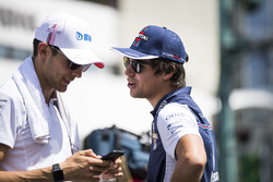 Esteban Ocon, Force India and Lance Stroll, Williams Racing