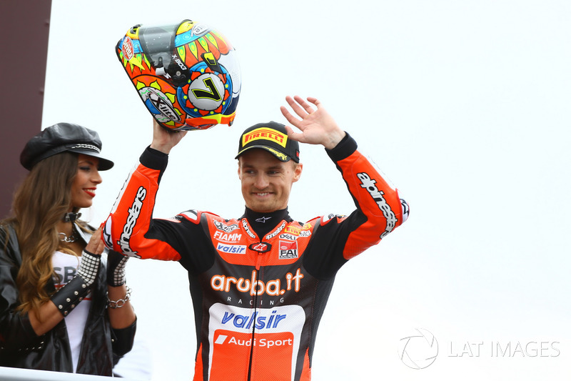 Podio: Chaz Davies, Aruba.it Racing-Ducati SBK Team