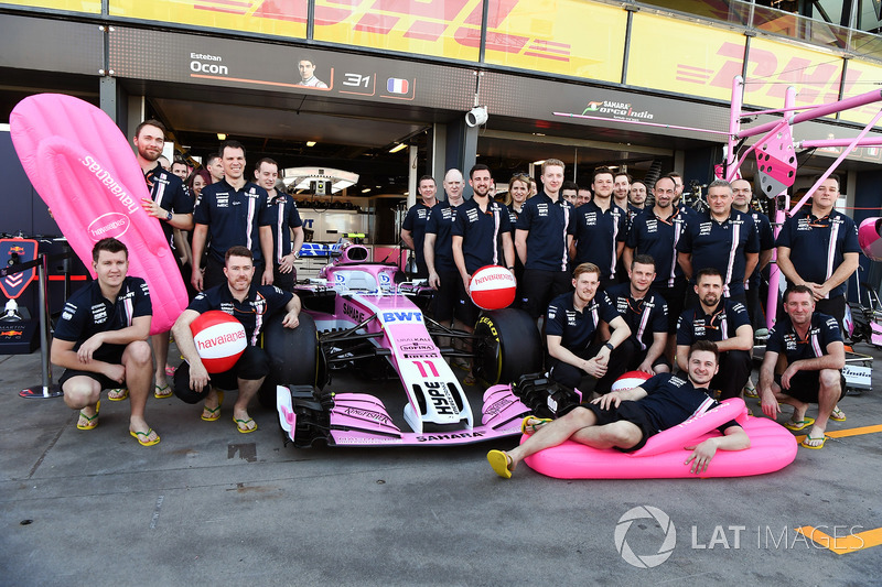 Havaianas sponsort de Force India