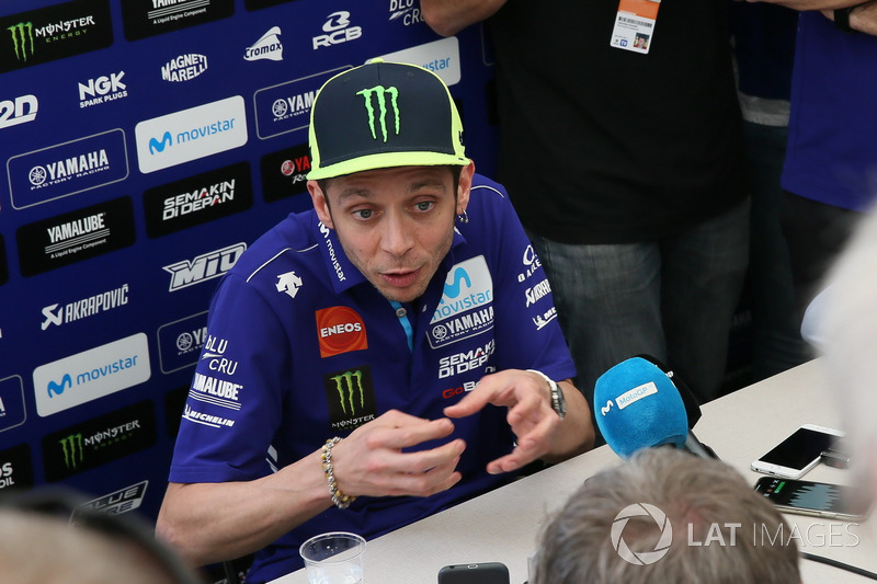 Valentino Rossi, Yamaha Factory Racing, press conference