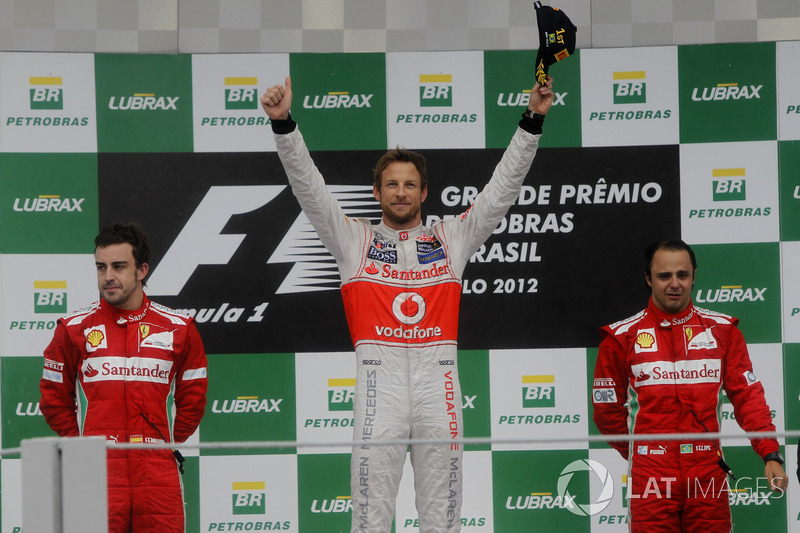 No GP do Brasil de 2012, Button venceu pela última vez na F1
