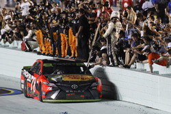 Martin Truex Jr., Furniture Row Racing Toyota team celebration