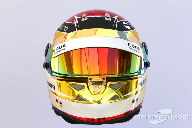 Le casque de Pascal Wehrlein, Sauber C36