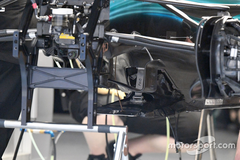 Mercedes AMG F1 W08 front detail