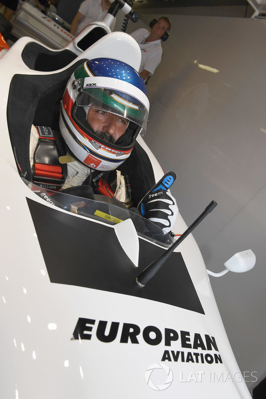 Ivan Capelli, F1 Experiences 2-Seater Driver