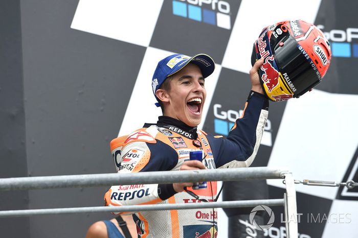 Podium: ganador, Marc Márquez, Repsol Honda Team