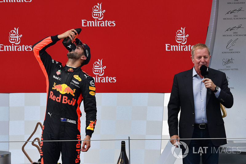 Podium: third place Daniel Ricciardo, Red Bull Racing