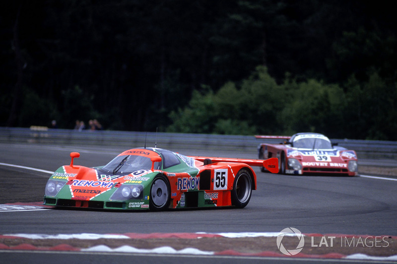 1991 год. Экипаж Фолькера Вайдлера, Джонни Херберта и Бертрана Гашо, Mazda 787B