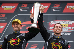 Podium: race winners David Reynolds, Luke Youlden, Erebus Motorsport Holden