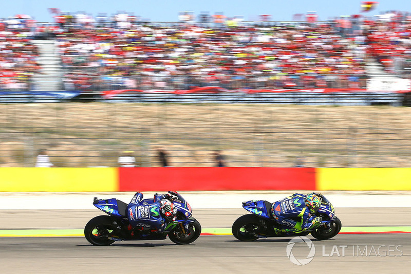 Valentino Rossi et Maverick Viñales