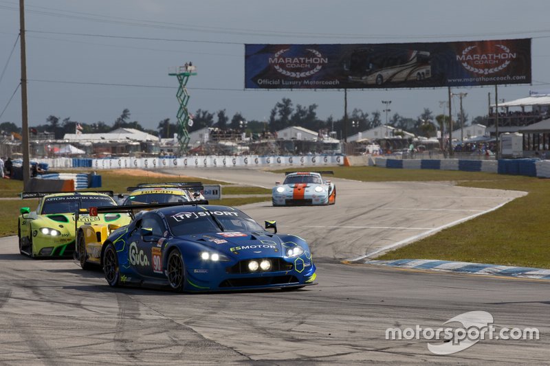 #90 TF Sport Aston Martin Vantage: Salih Yoluc, Jonathan Adam, Charles Eastwood