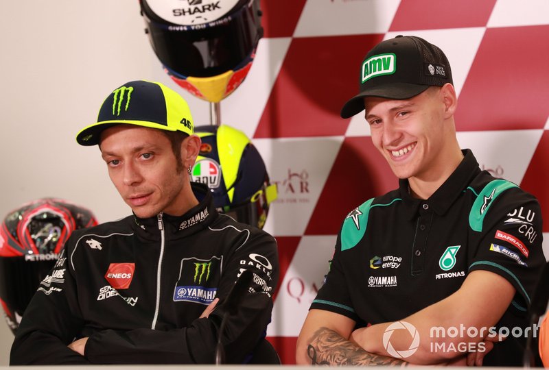 Valentino Rossi, Yamaha Factory Racing, Fabio Quartararo, Petronas Yamaha SRT
