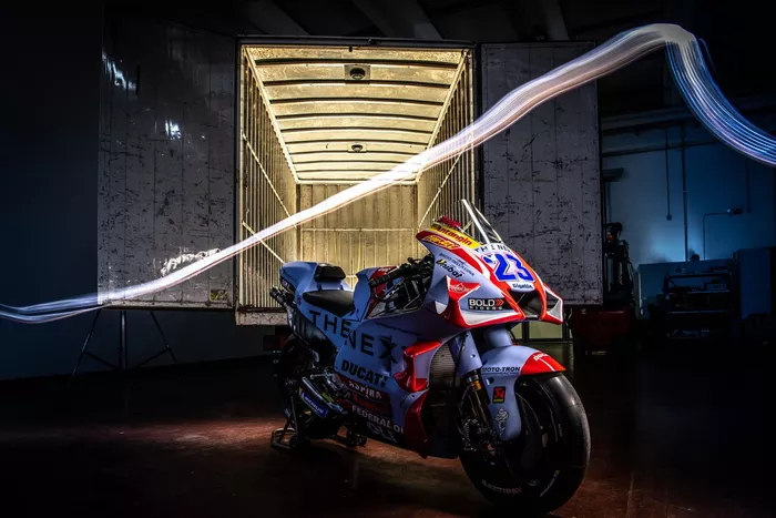 La moto de Enea Bastianini, Gresini Racing