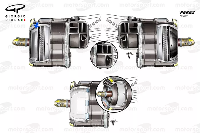 Duto de freios do RB16B