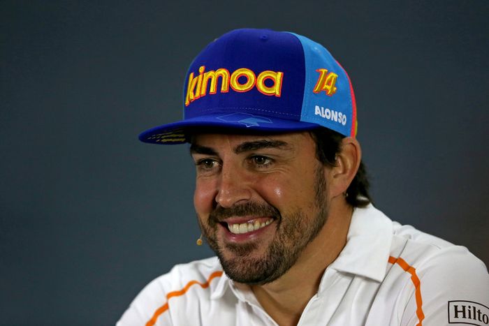 Fernando Alonso, McLaren in the press conference