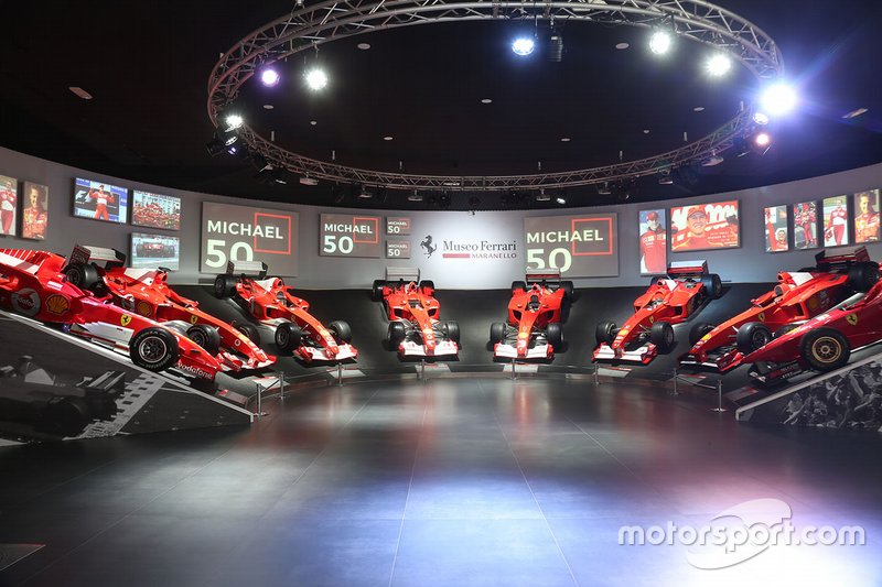 La exposición 'Michael 50' en el Museo Ferrari en Maranello
