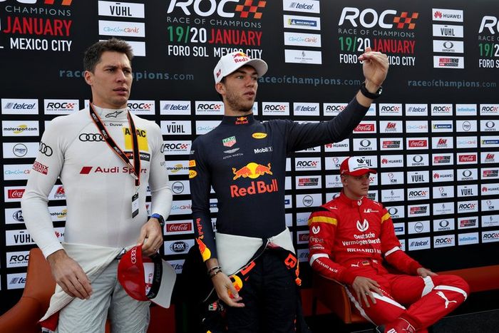 Loic Duval y Pierre Gasly