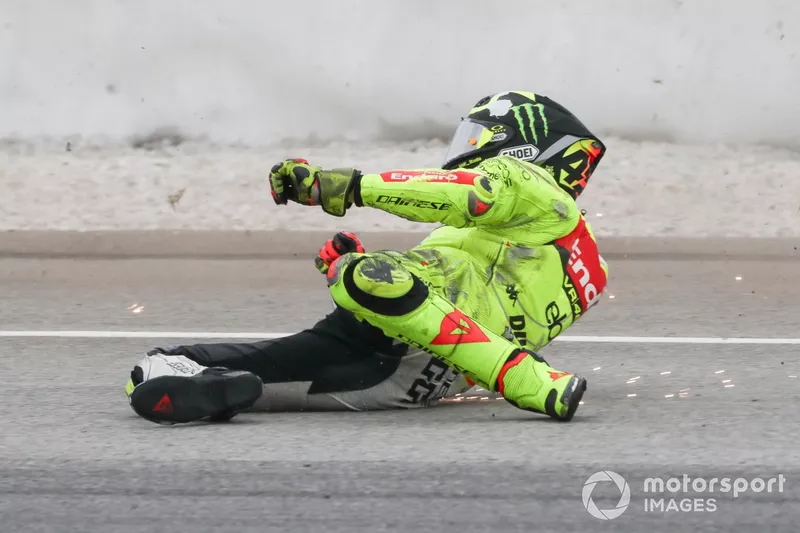 Fabio Di Giannantonio, VR46 Racing Team Crash