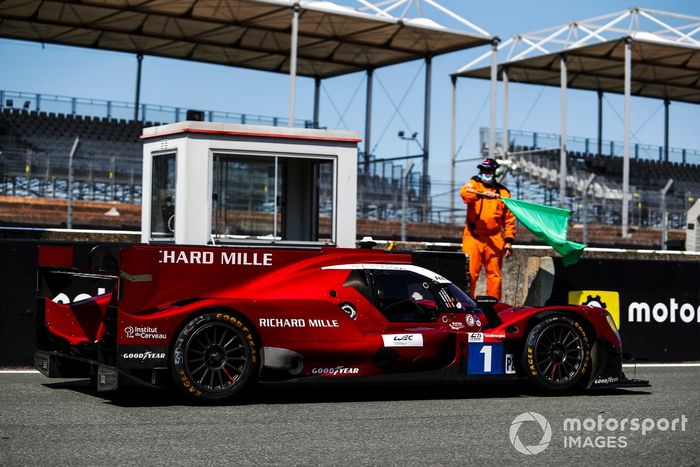 #1 Richard Mille Racing Team Oreca 07 - Gibson LMP2 van Tatiana Calderon, Sophia Floersch, Beitske Visser