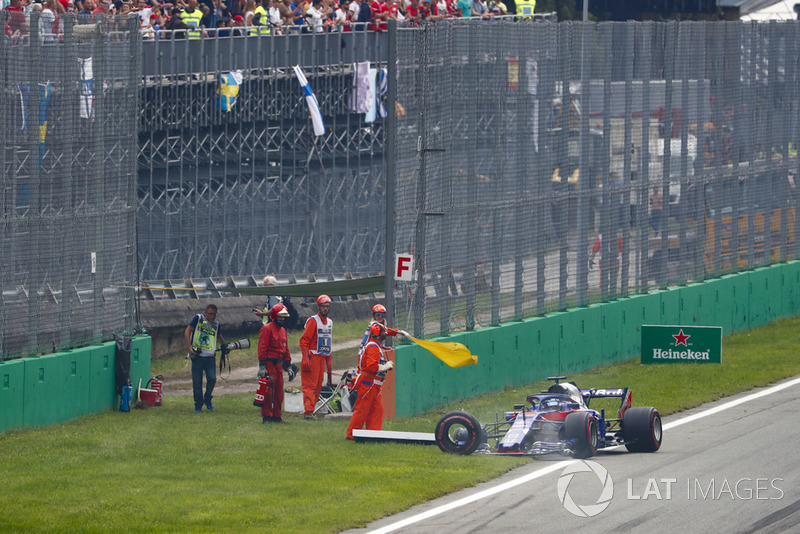 Abandon : Brendon Hartley (Toro Rosso)