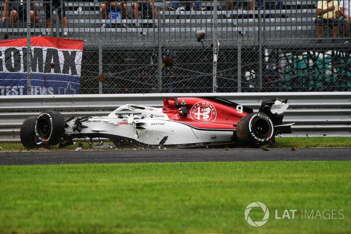 El accidente de Marcus Ericsson, Sauber C37