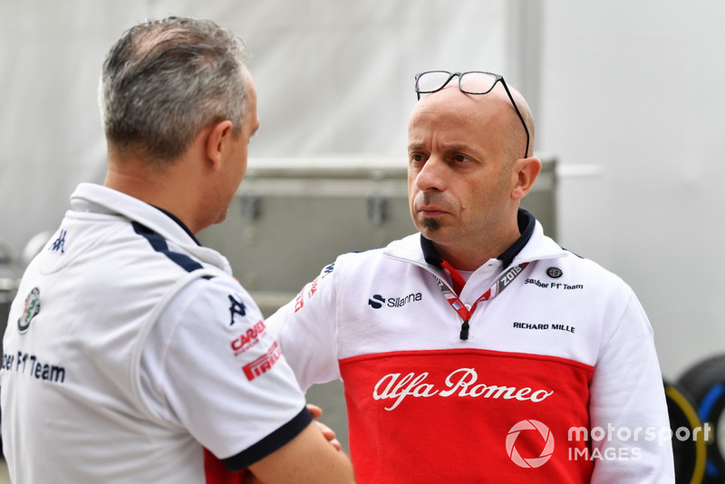 Beat Zehnder, Sauber Manager ve Simone Resta, Sauber Tasarımcısı