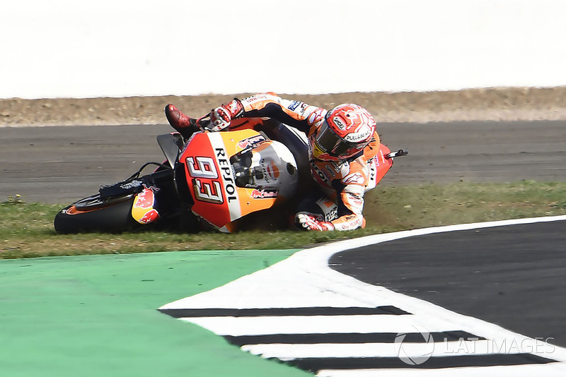 Marc Marquez, Repsol Honda Team crash