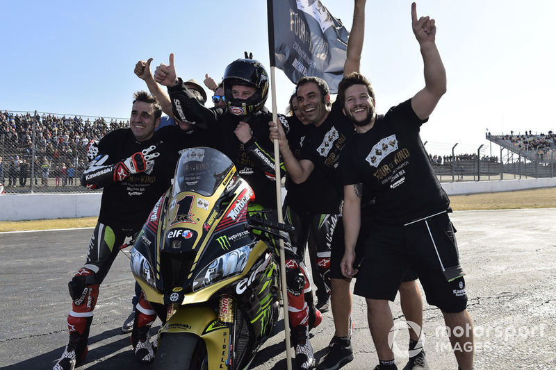 Le vainqueur de la Course 1 et Champion 2018 de Superbike : Jonathan Rea