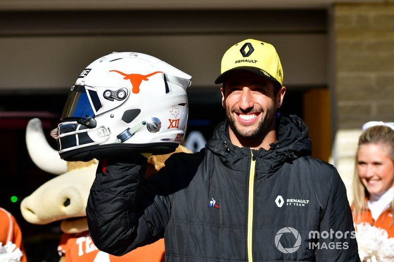 Capacete de Daniel Ricciardo, Renault F1 Team