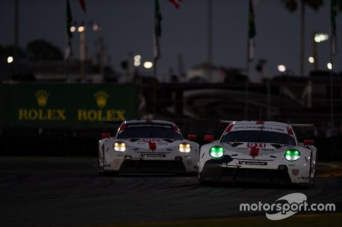 #911 Porsche GT Team Porsche 911 RSR: Nick Tandy, Frederic Makowiecki, Matt Campbell, #912 Porsche GT Team Porsche 911 RSR: Earl Bamber, Laurens Vanthoor, Mathieu Jaminet