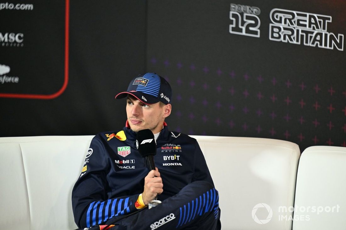 Max Verstappen, Red Bull Racing, 2. miejsce, na konferencji prasowej