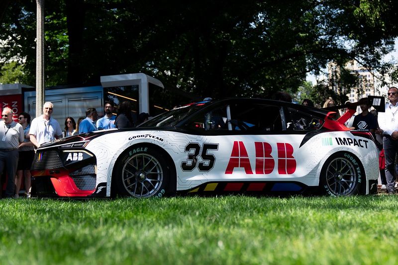 ABB NASCAR EV Prototype unveil