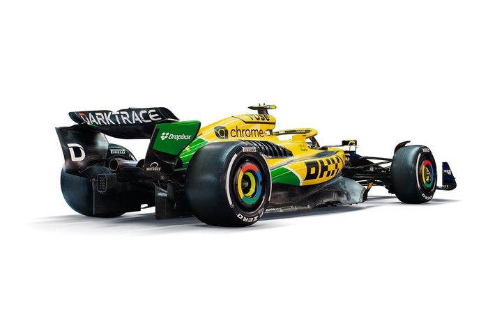 Diseño del McLaren Senna para el GP de Mónaco